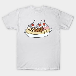 Banana Split Ice Cream Sundae T-Shirt